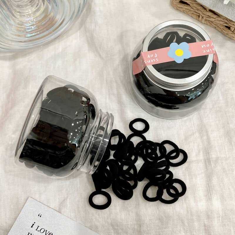 검정색 캔, 약 100개