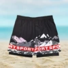 Ink iceberg [double-layer swimming trunks]