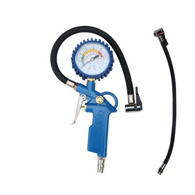 Tire Pressure Monitor Tire Pressure Gun | Air pressure gauge/tire pressure gauge - 3rd-generation-blue-scale-meter-plus-tube