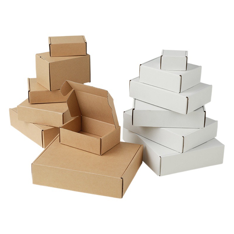 50mm de ancho serie larga caja de aviones extra duro material extra duro caja pequeña blanco amarillo Extra pequeño cartón largo