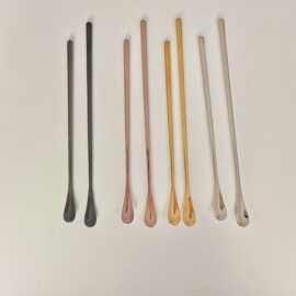 长柄勺子304不锈钢搅拌勺创意甜品勺冰勺蜂蜜勺19-22cm调酒勺厂家