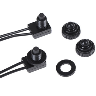12 V waterproof push button switch KP107 lead wire switch for motorcycle/car/truck yacht direct sales