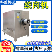 鸡架骨不锈钢商用绞肉机 全自动鸡肉猪肉搅碎机 冻肉鲜肉绞肉机