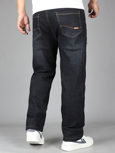 Summer and Autumn Thin Elastic Loose Straight Leg Men's Mid-Age Business Casual Men's Pants Long Pants