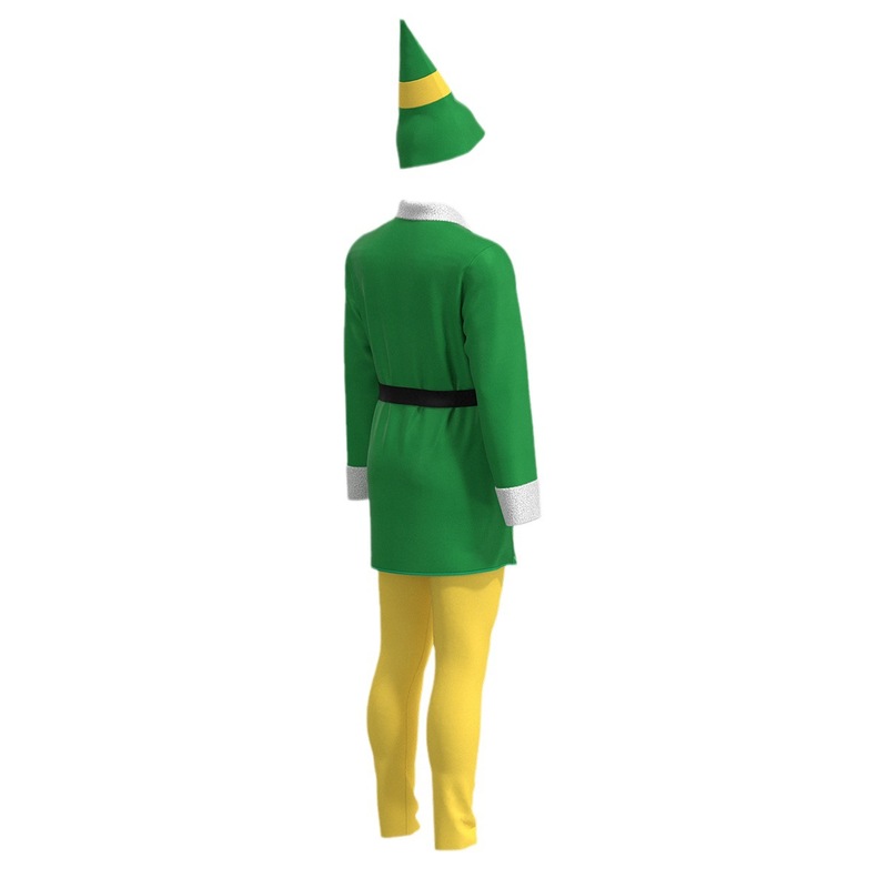 親子男女クリスマスコスチューム ハロウィン 大人用クリスマスエルフ グリーンコスプレ サンタクロース親子コスチューム|undefined