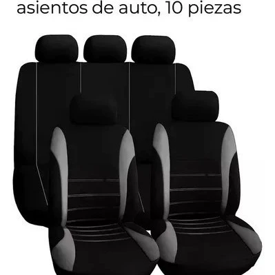 Универсальный комплект чехлов для автомобильных сидений (9 предметов) в русско-мексиканском стиле, с прострочкой, большой запас на складе от производителя