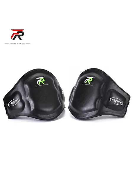 Frisky Thickened Boxing Waist Target, Microfiber Leather Fighting Waist Target Training Equipment, Sparring Leg Target, Abdominal Protection Target