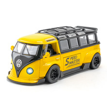 （盒装）仿真1比32大众T1巴士合金汽车模型摆件儿童玩具批发代发