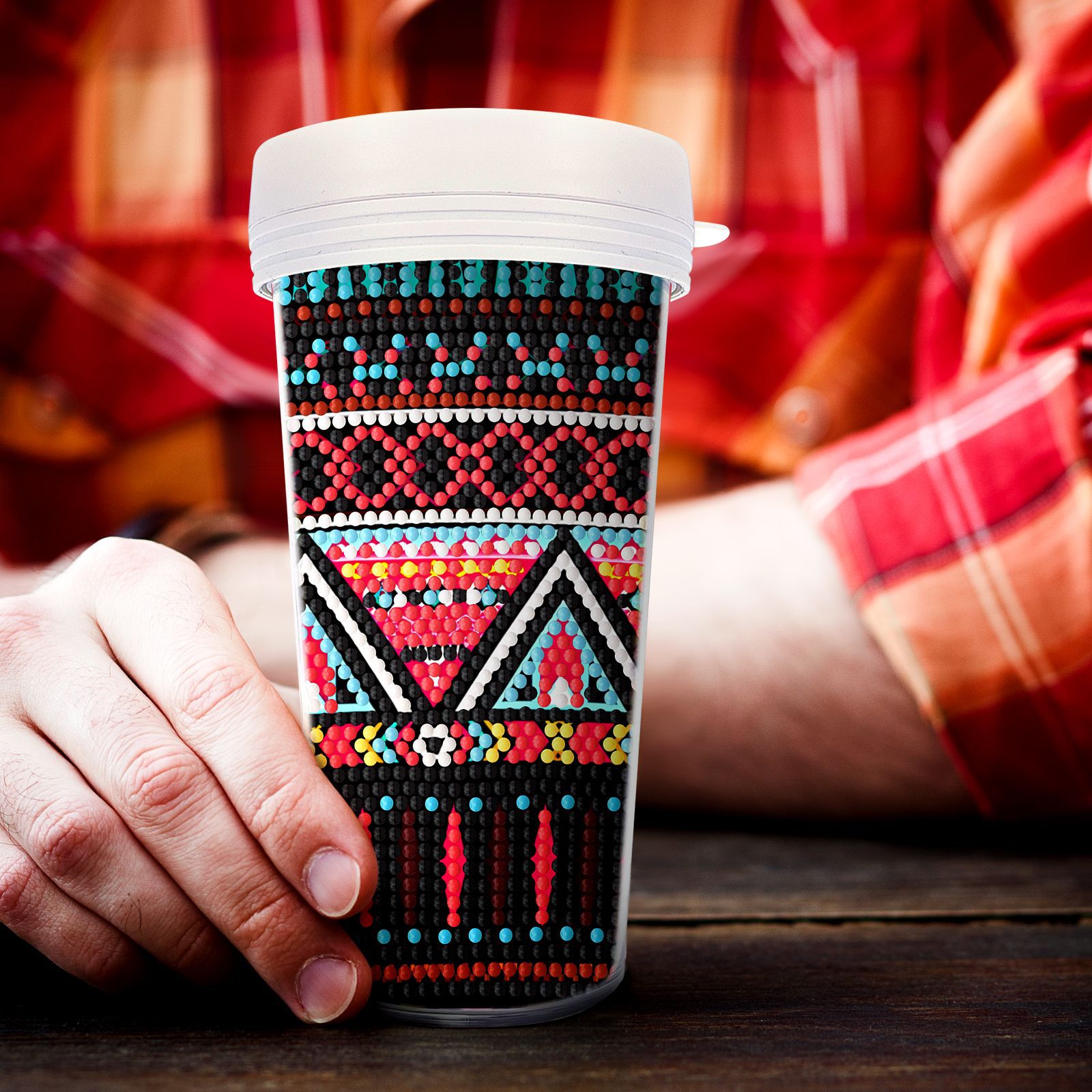 Pintura de diamantes alrededor de la nueva pintura de diamantes DIY taza de agua de diamante completo pegatinas artesanales de dibujos animados botella de agua de doble capa