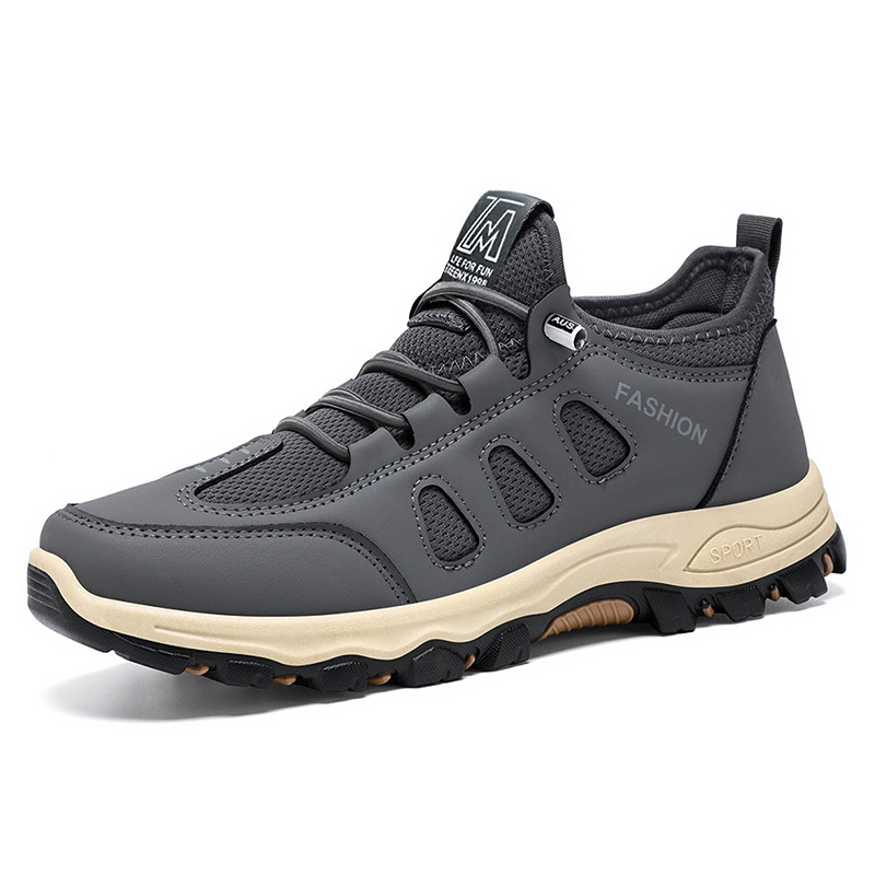 Zapatos para hombre, zapatos deportivos transpirables personalizados para primavera, zapatos para correr con suela blanda, zapatos para senderismo al aire libre, zapatos casuales versátiles