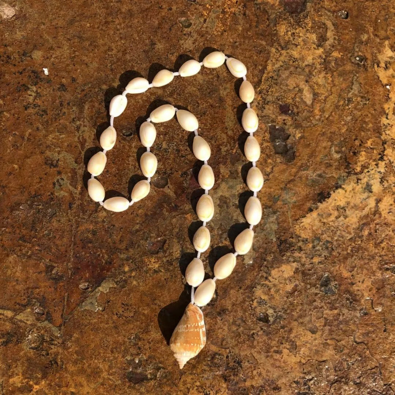 Conchas naturales conchas pulseras collares diy fresco versátil joyería correa de mano tienda artesanía característica fuente