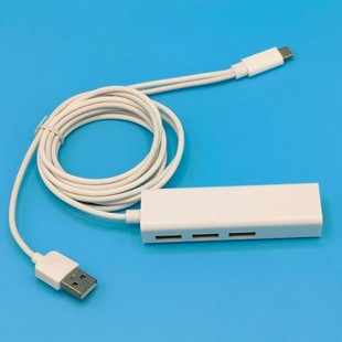 Suitable for Apple to RJ45 network port type-c to 100 M Ethernet card plus charging 2-in -1 adapter