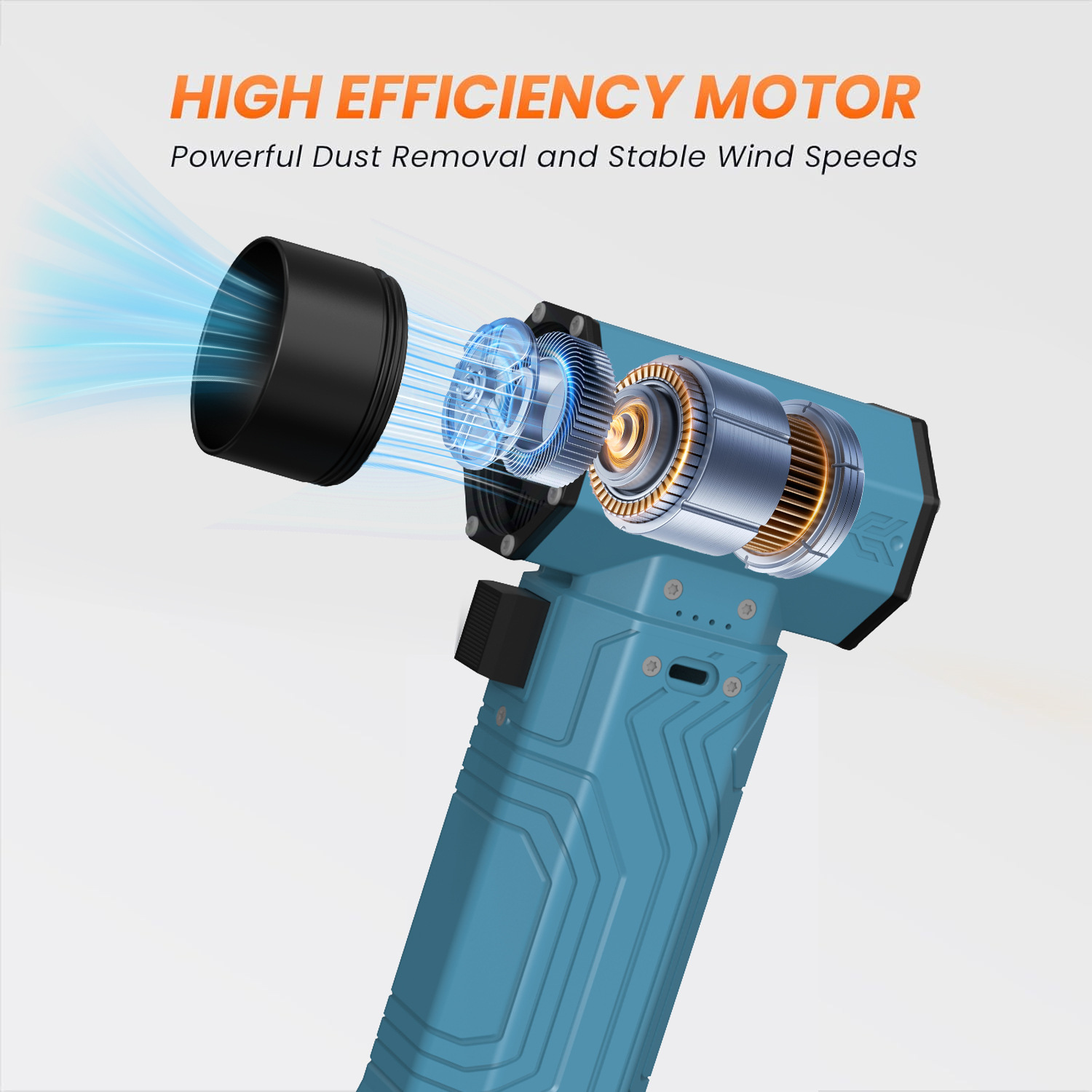 Travel high speed powerful street handheld air fan