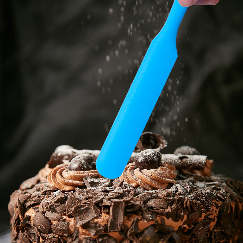 Cuchillo de silicona macaron espátula larga espátula de crema espátula larga espátula de silicona cuchillo de pastel