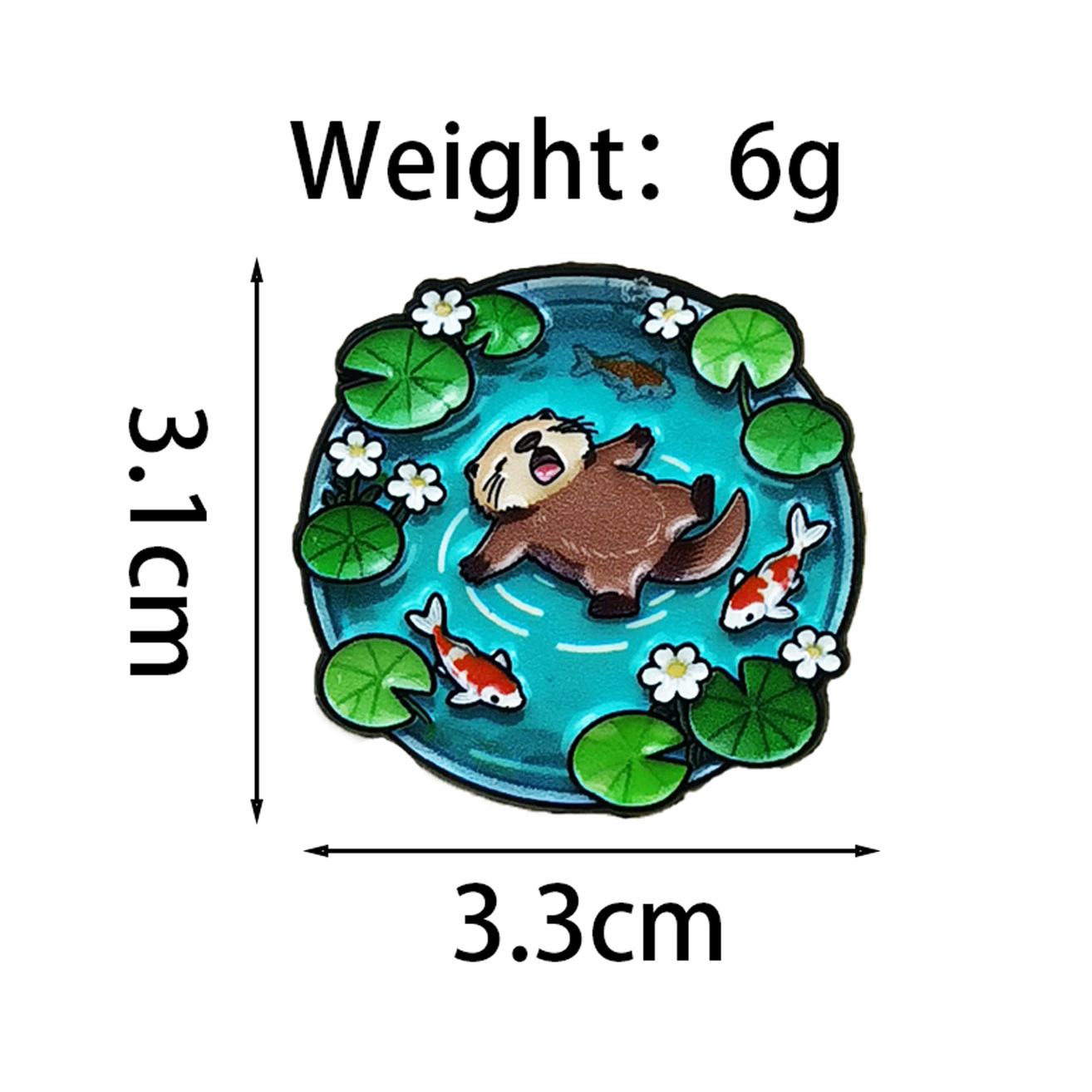 Broche de Aleación de Animales de Aleación de zinc Decorativo para Ropa y Mochilas