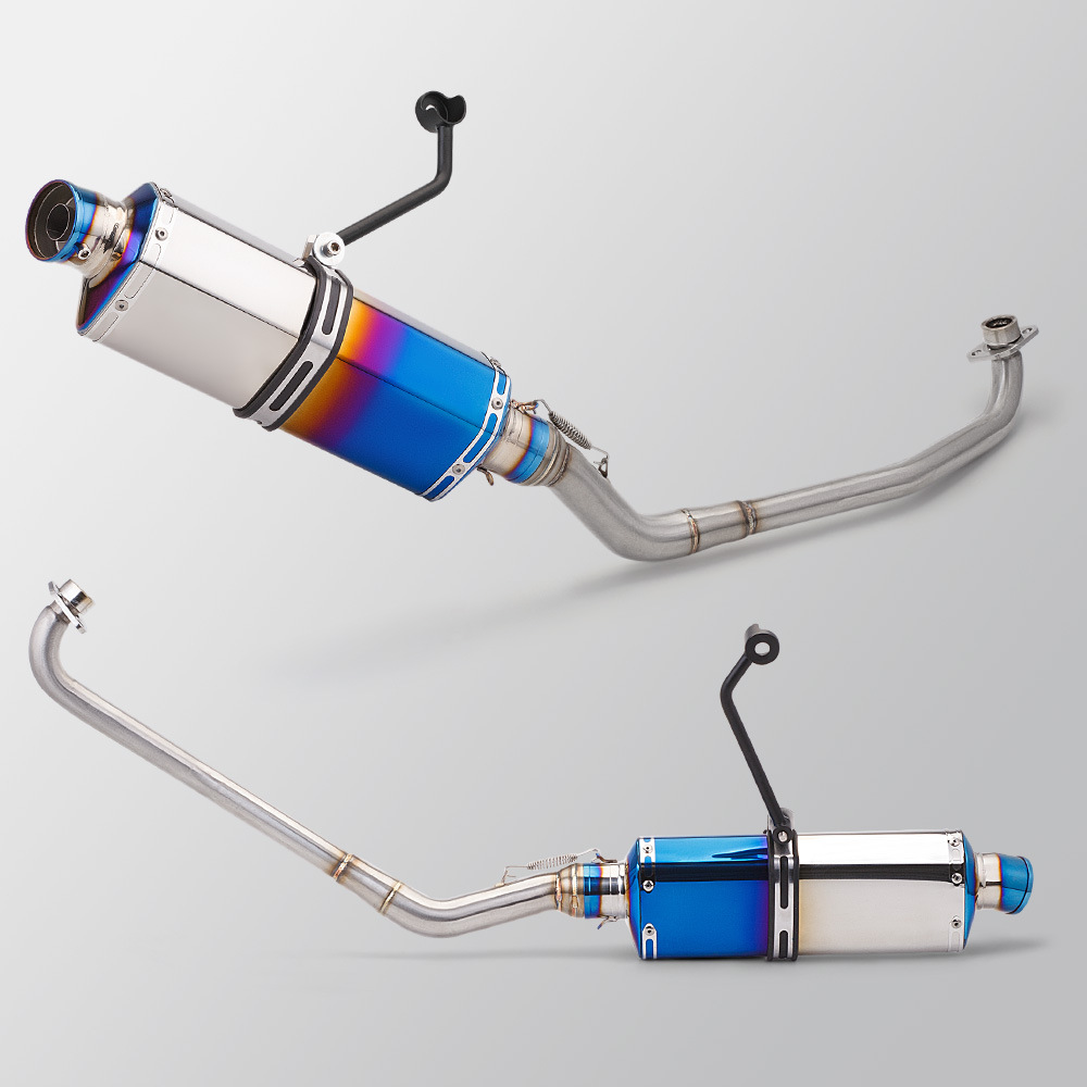 Cub 110 Exhaust Pipe Refitting Stainless Steel Front End Muffler Car Non-destructive Installation 2018-2023