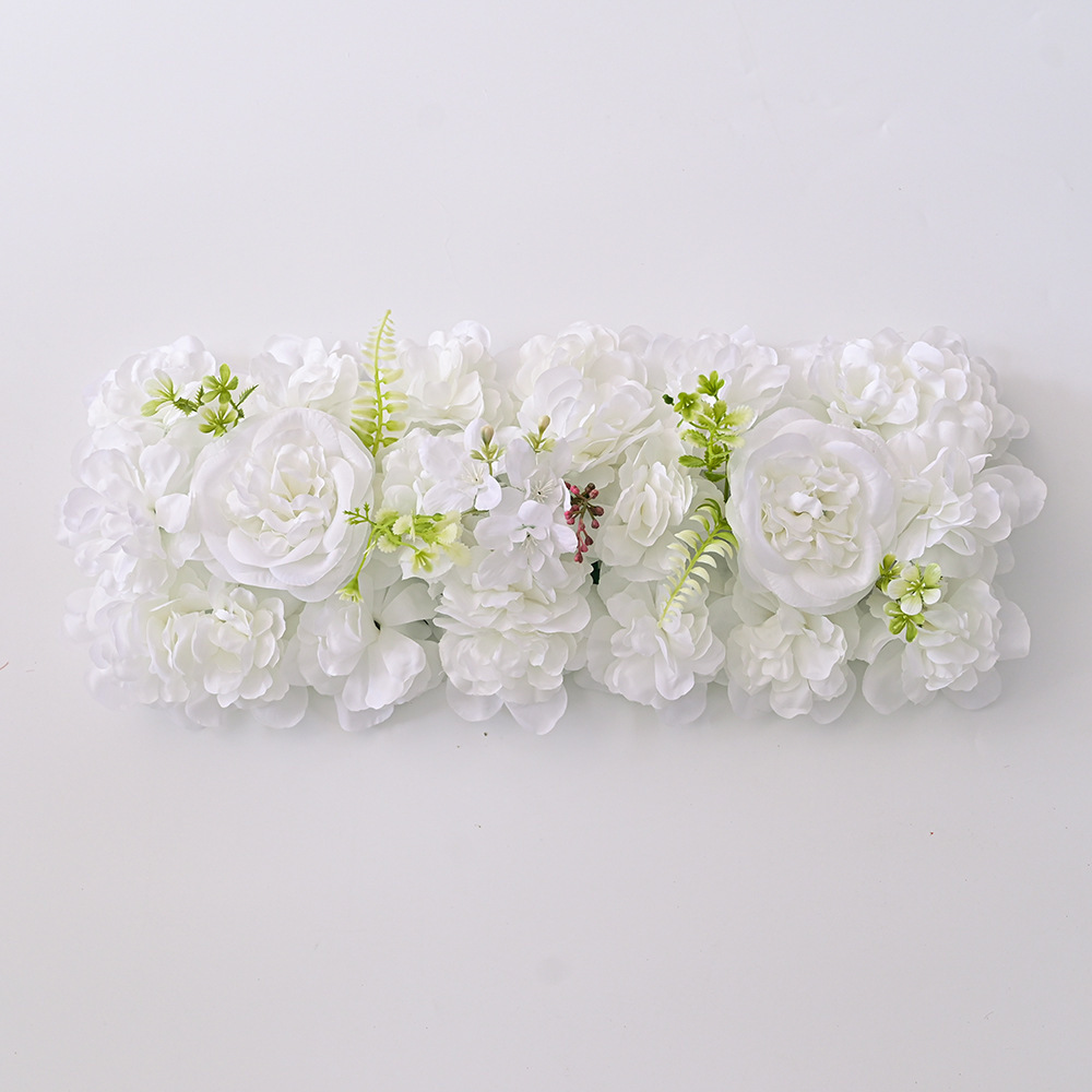 Flor de tela de paleta de verdaderas flores de plataforma de arco de flores de seda de flores de hortenida bodas festivales decoración de escaparates de tiendas simulación