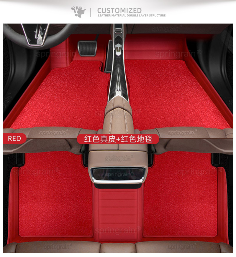 Suitable for Buick Envision Plus, Lacrosse, Gl8, New Energy Zijin E7, Regal, Genuine Leather Full Surround Car Floor Mats