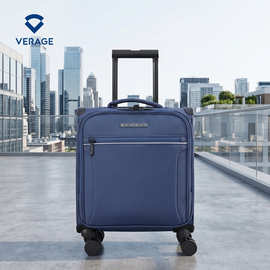 VERAGE/维丽杰牛津布旅行箱16寸行李箱拉杆箱包机长专用登机箱