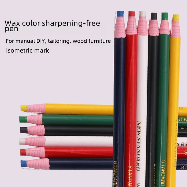 Pull Line Crayon Clothing No-Sharpening Crayon Line Drawing Positioning Pen Point Pen Marking Pen Hand-Tearable Drag Line Pen