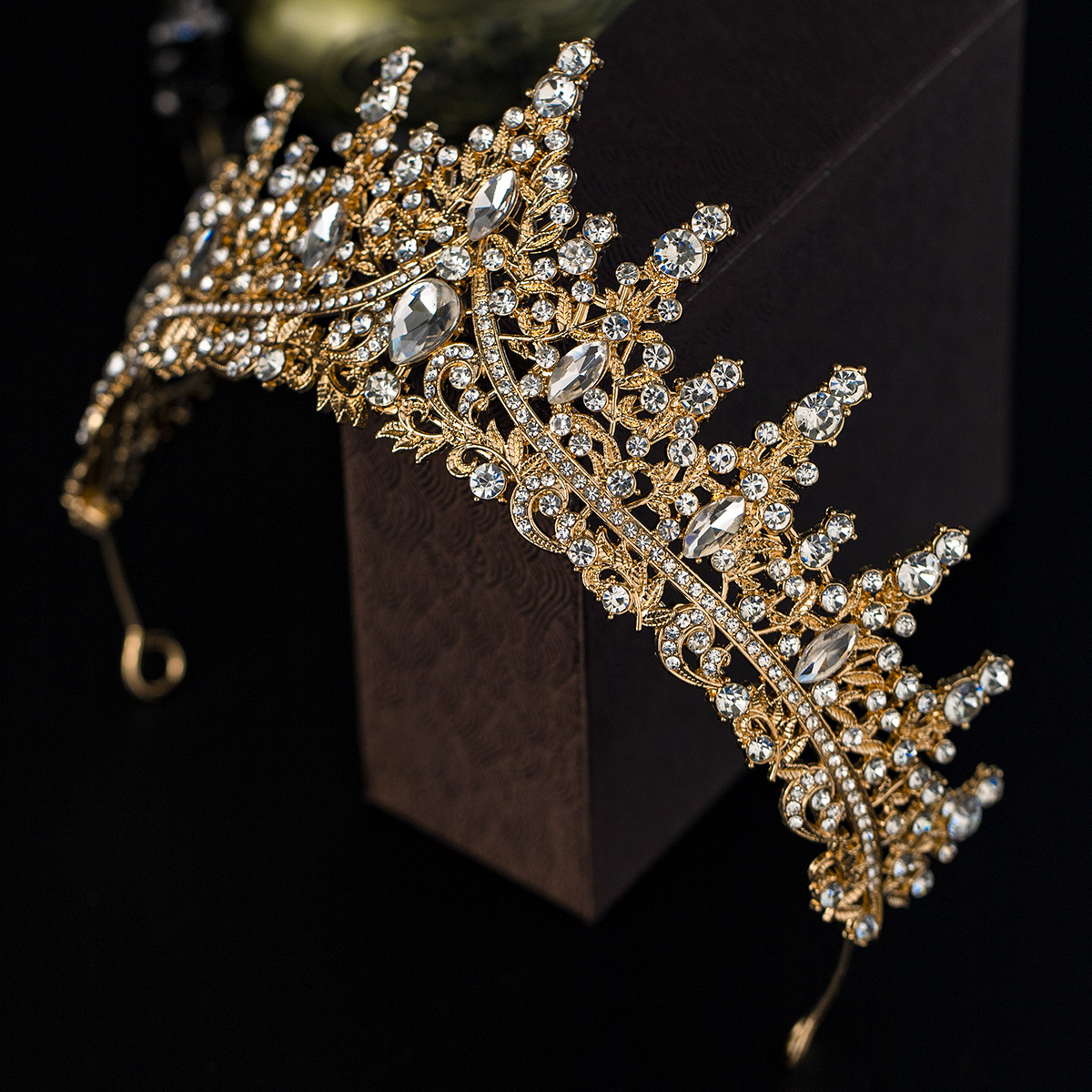 255g Weight Jewelry Set Classification Hair Accessories Earrings Necklace Quantity Wedding, Banquet, Formal Occasion Alloy Material wedding season Festival Solid Color Pattern Women's Gender Elegant, Glam, Romantic Style Elegant Glam Romantic Solid Color Alloy Wedding Season Women's Jewelry Set 7