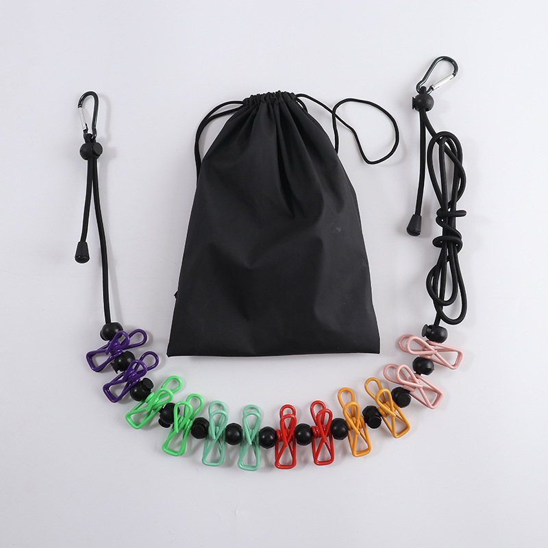 Colorful 1.8-meter latex rope with anti-slip buckle (upgraded model)