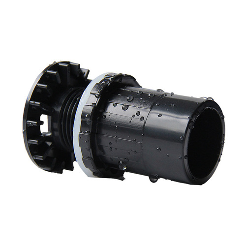 PVC pure black reducing tee size head fish tank water pipe fitting plastic water supply pipe three-way water supply fitting