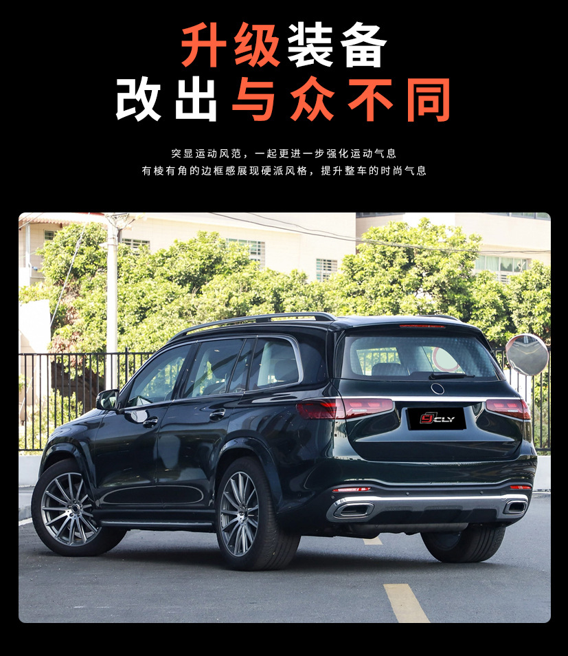 Suitable for 20-23 Mercedes-Benz GLS modified to 24-25 GLS Sport version body kit