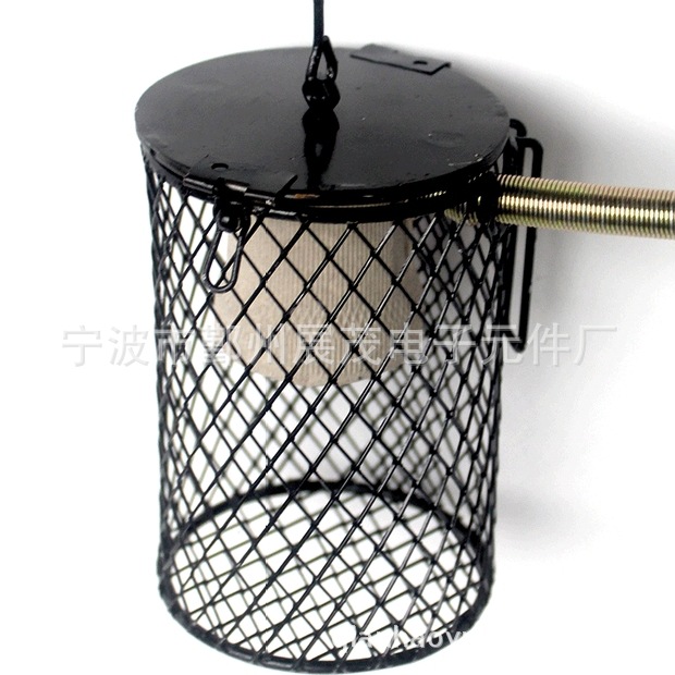 宠物鹦鹉陶取暖瓷灯保温金属网灯罩蛇蟒加温仓鼠用