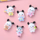 Cartoon glossy happy puppy diy resin accessories jewelry handmade hairpin phone case water Cup headdress wholesale