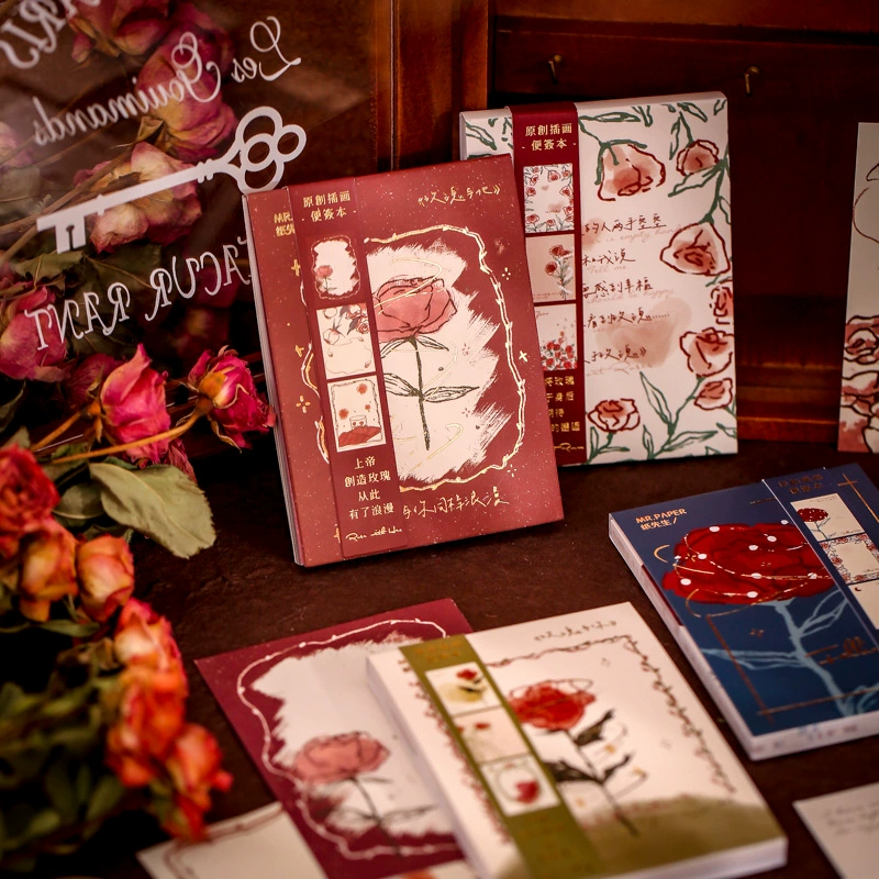 Mr. Paper подписал 4 модели базового декоративного материала серии rose universe
