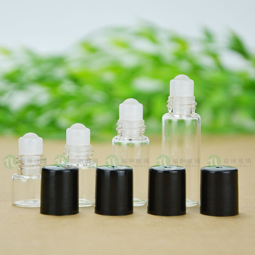 Manufacturer rolling ball bottle 1ml2ml3ml5ml transparent roller ball bottle perfume refill bottle essential oil bottle products