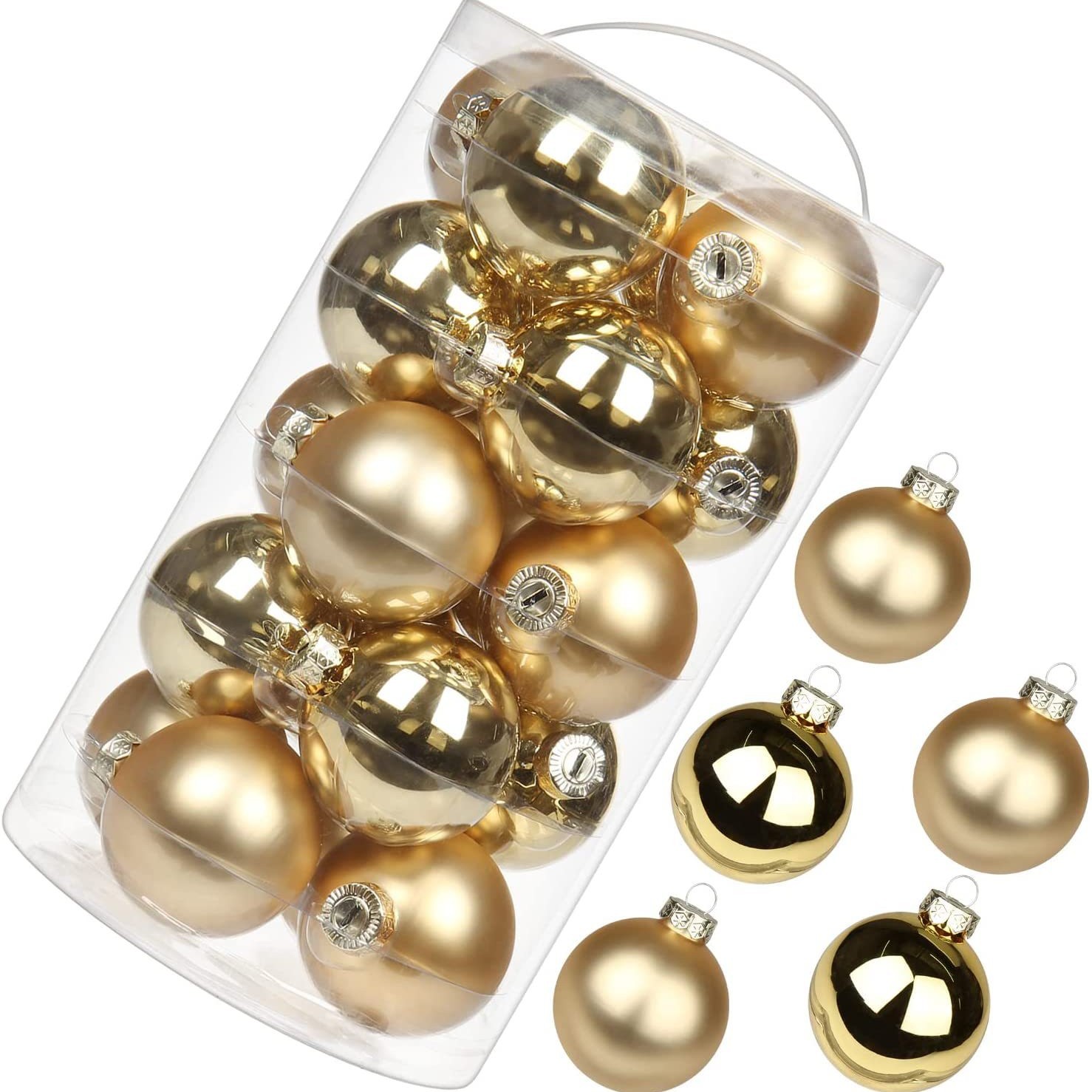 Amazon E-commerce exclusivo para 30 Navidad bola de plástico decoración fiesta hotel atmósfera set de bola de decoración