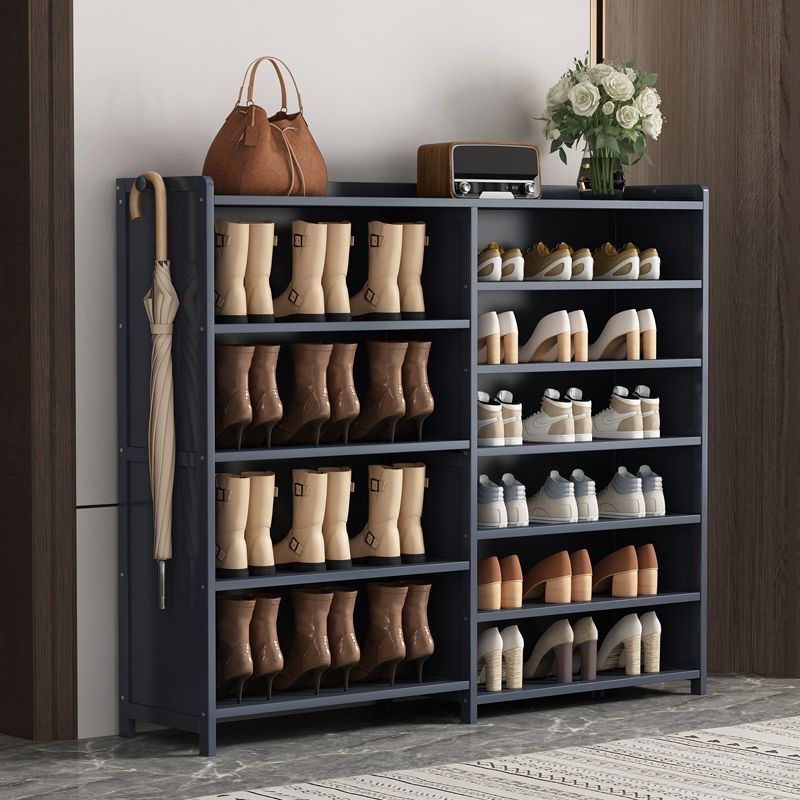 Simple Bamboo Household Entrance Corridor Corridor Entrance Shoe Rack Dust-Proof Shoe Cabinet Layered Storage Rack