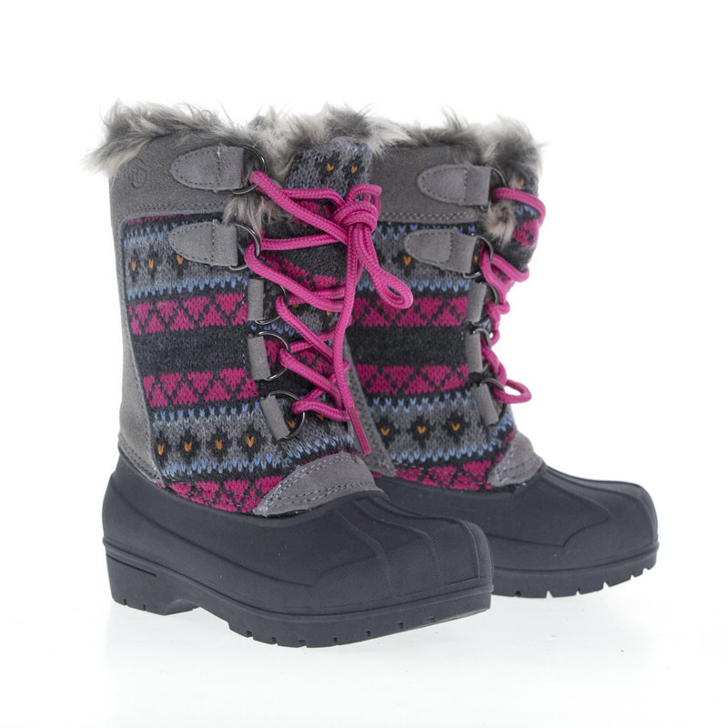 Botas de caza de patos botas de nieve botas impermeables y cálidas botas de nieve de invierno para niños y niñas