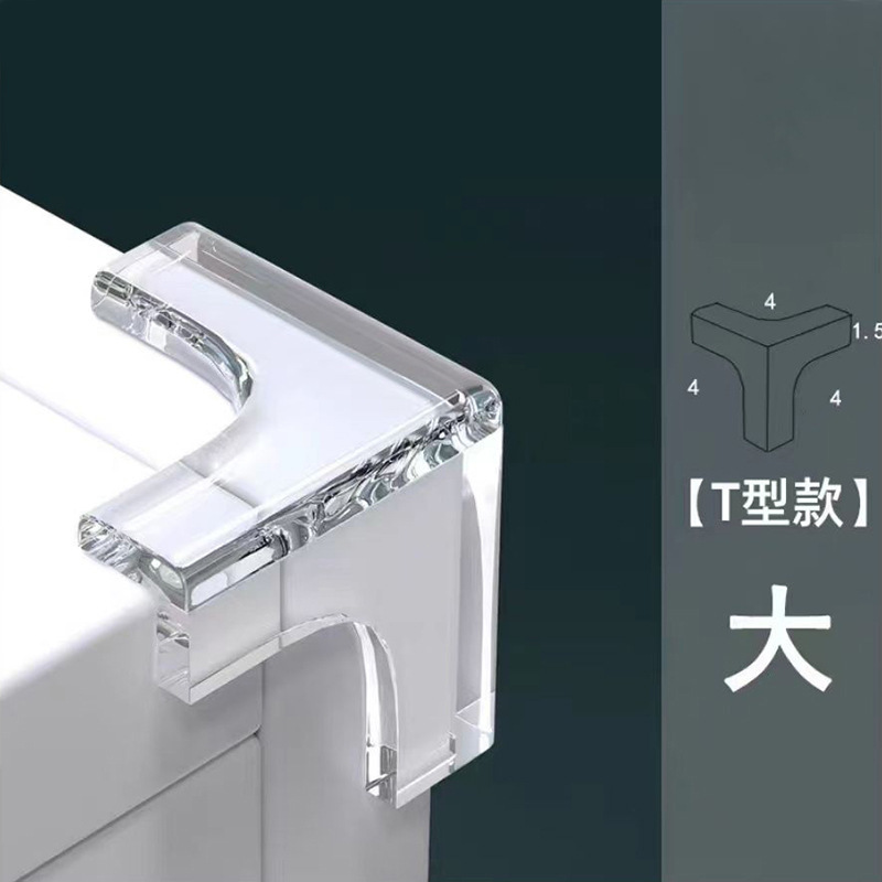 茶卓のテーブルの角の窓の衝突防止の角の衝突防止の条の子供の衝突防止の縁の柔らかい角は直角のシリカゲルの角を貼ります。|undefined