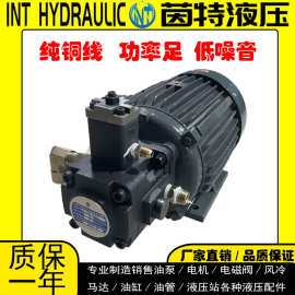 液压油泵0.75KW1.5KW2.2KW+VP15VP20VP30内轴电机泵组液压站配件