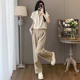 干练气质女装套装职业两件套裤御姐女神范夏装搭配一整套时尚