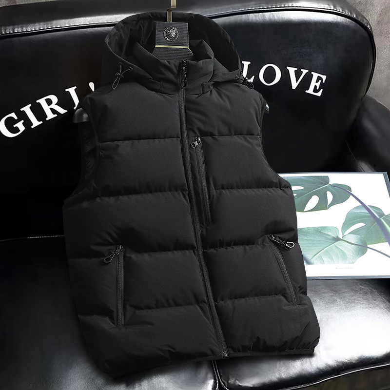 Trajes de trabajo cálidos cremallera clip de moda casual chaleco al aire libre de alta calidad sensación de engrosamiento herramienta chaleco de algodón personalizado