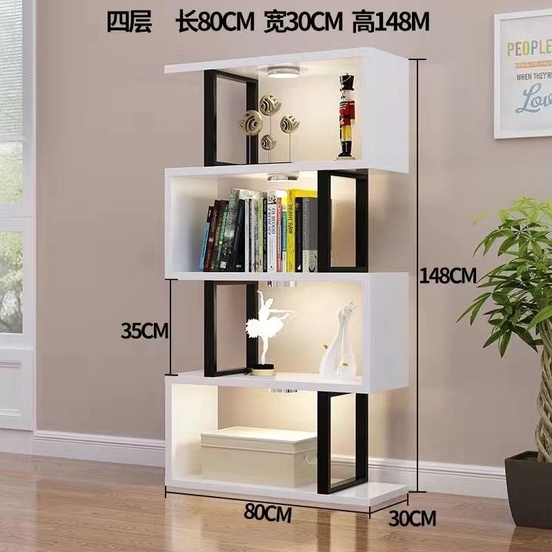 캐비닛과 조명이 없는 강화된 4층 80미터 길이