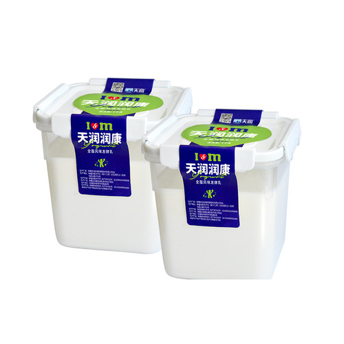 Tianrun Agency: Xinjiang Runkang Original Flavor Concentrated Yogurt 1kg Square Bucket Packaging, Aged Yogurt Manufacturer Wholesale and Distribution