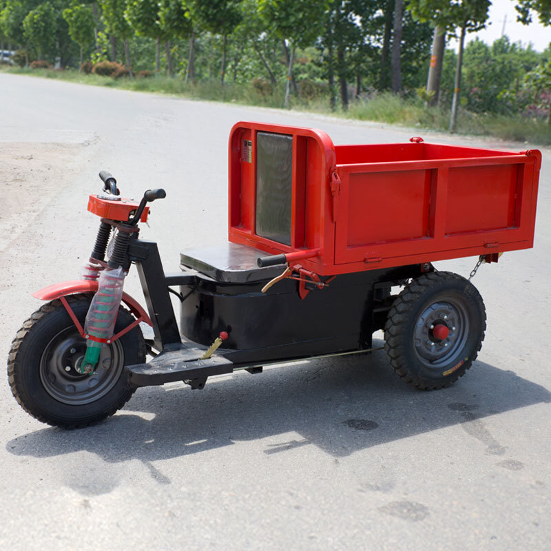 载物自卸三轮车 电动吨自卸车 载重柴油农用搬运拉货三轮车送货