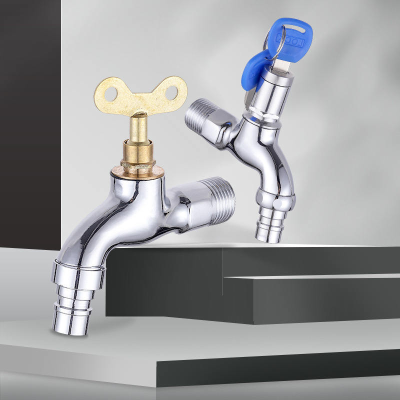 Anti-Theft Faucet with Key, 1/2 Inch Pointed Spout, Outdoor Lockable Pointed Spout Washing Machine Faucet, Anti-Theft Water Spout, Anti-Theft Faucet Anti-Theft Faucet with Key, 1/2 Inch Pointed Spout, Outdoor Lockable Pointed Spout Washing Machine Faucet, Anti-Theft Water Spout, Anti-Theft Faucet