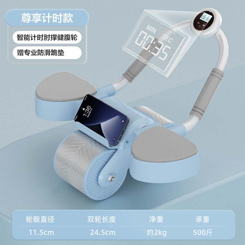 530 플랭크 복부 휠 타이밍 모델 - 블루