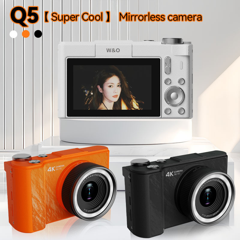 Cross-Border E-Commerce Digital Camera Video Camera Photo Retro Atmosphere High-Definition 4K with Flip Hd Screen