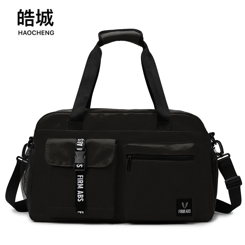 Nueva bolsa de fitness deportiva de ocio al aire libre ligera, de gran capacidad, separada en seco y húmedo, bolsa de embarque portátil para viajes de negocios, marea