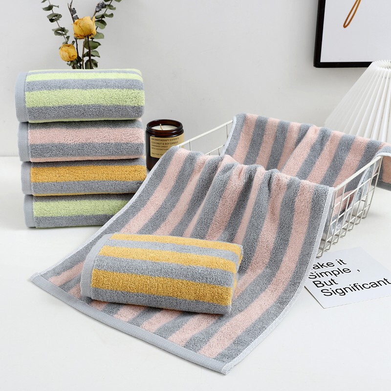 Jie Liya Towel Pure Cotton Type a Absorbent Non-Shedding Face Towel Wholesale 7621 Towel Wedding Towel Souvenir Gift