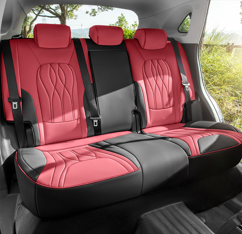 New Model Car Seat Cushion for Hongqi Hs5, Perforated Leather, Wear-Resistant, Full Surround Car Seat Cover