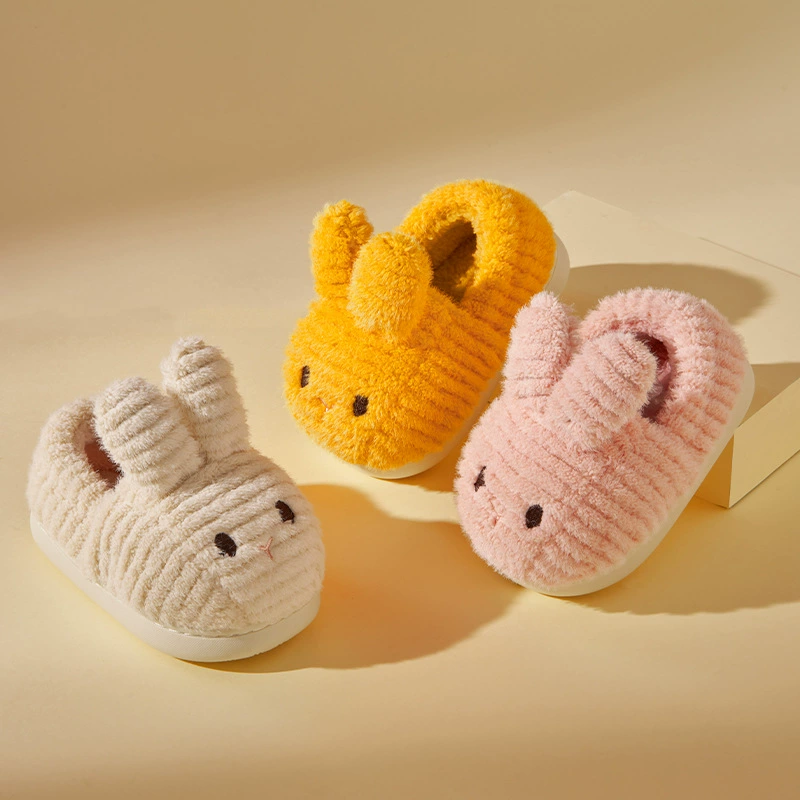 Children's cartoon keep warm winter slippers for boys