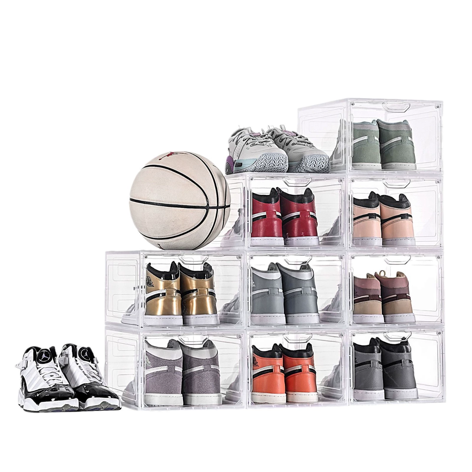 Air Jordan, акриловая коробка для хранения, спортивная обувь, обувь